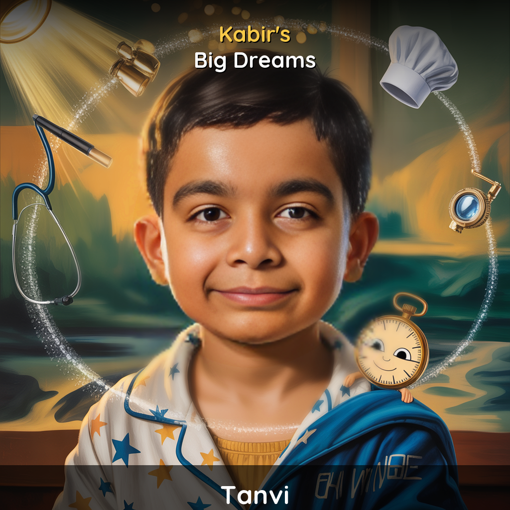 Tanvi's when I grow up book - Big Dreams by StoryDiya
