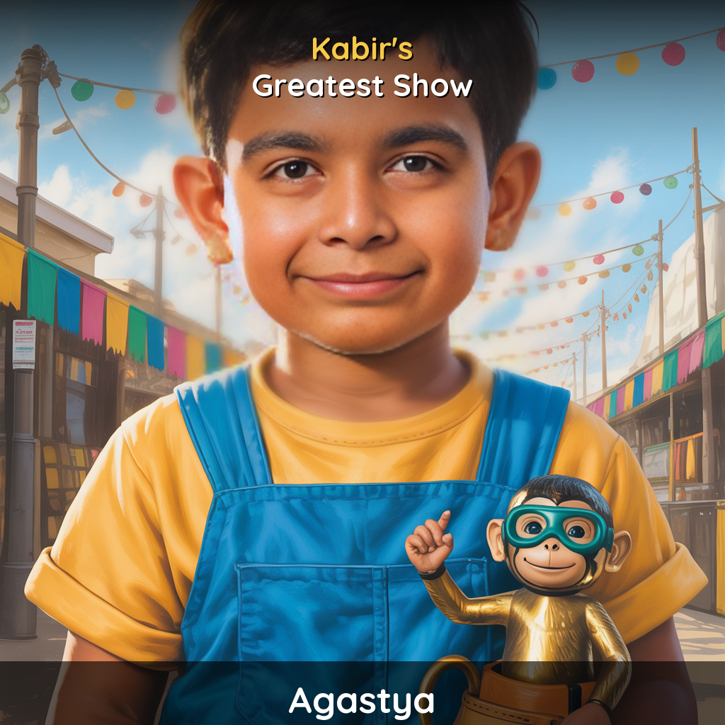 Agastya's STEM books for kids - The Greatest Show by StoryDiya